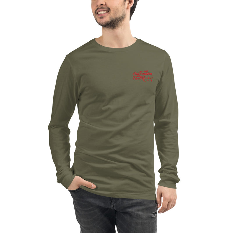 OFFM Embroidered Unisex Long Sleeve Tee