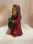 June McKenna Winking Santa Claus Figurine 1989