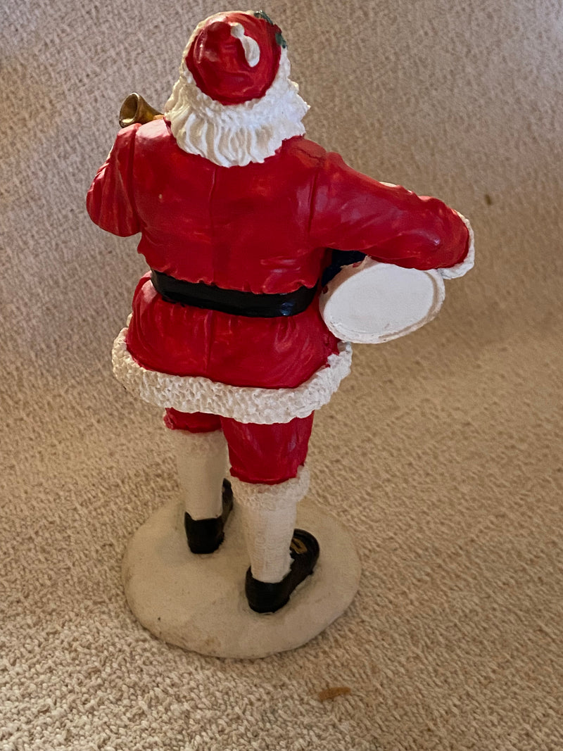 Santa Claus Resin Figurine with Drum