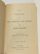 Dante's Poems- The Vision or Hell, Purgatory, And Paradise, of Dante Aligheri