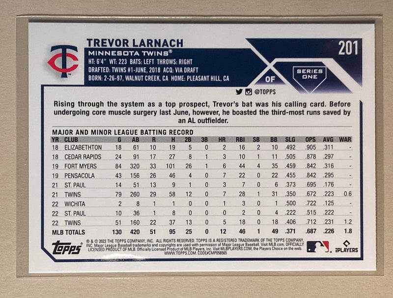 2023 Topps 201 Trevor Larnach - Baseball