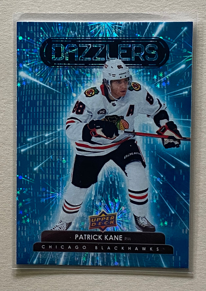 2022-23 Upper Deck DZ-14 Patrick Kane - Blue Dazzlers Hockey