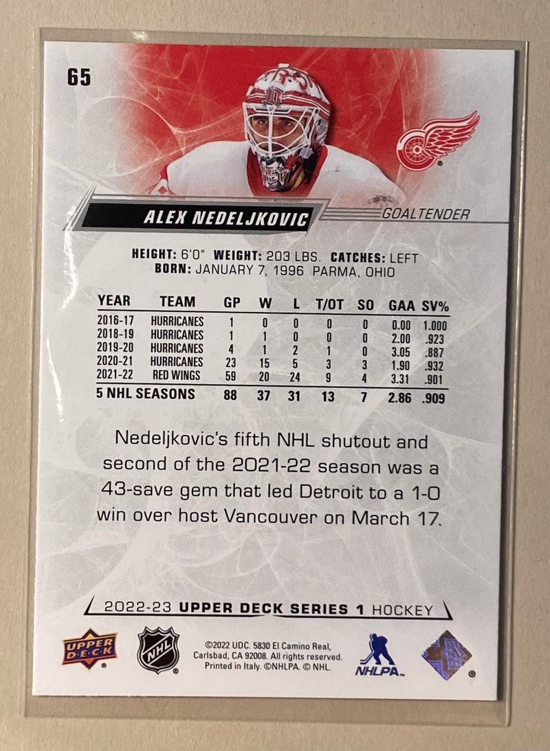 2022-23 Upper Deck 65 Alex Nedeljkovic - Hockey