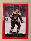 2022-23 UD O-Pee-Chee 277 Hamous Lindholm Red Border- Hockey