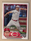 2023 Topps 406 Nick Lodolo - Baseball Series 2 Futures Stars