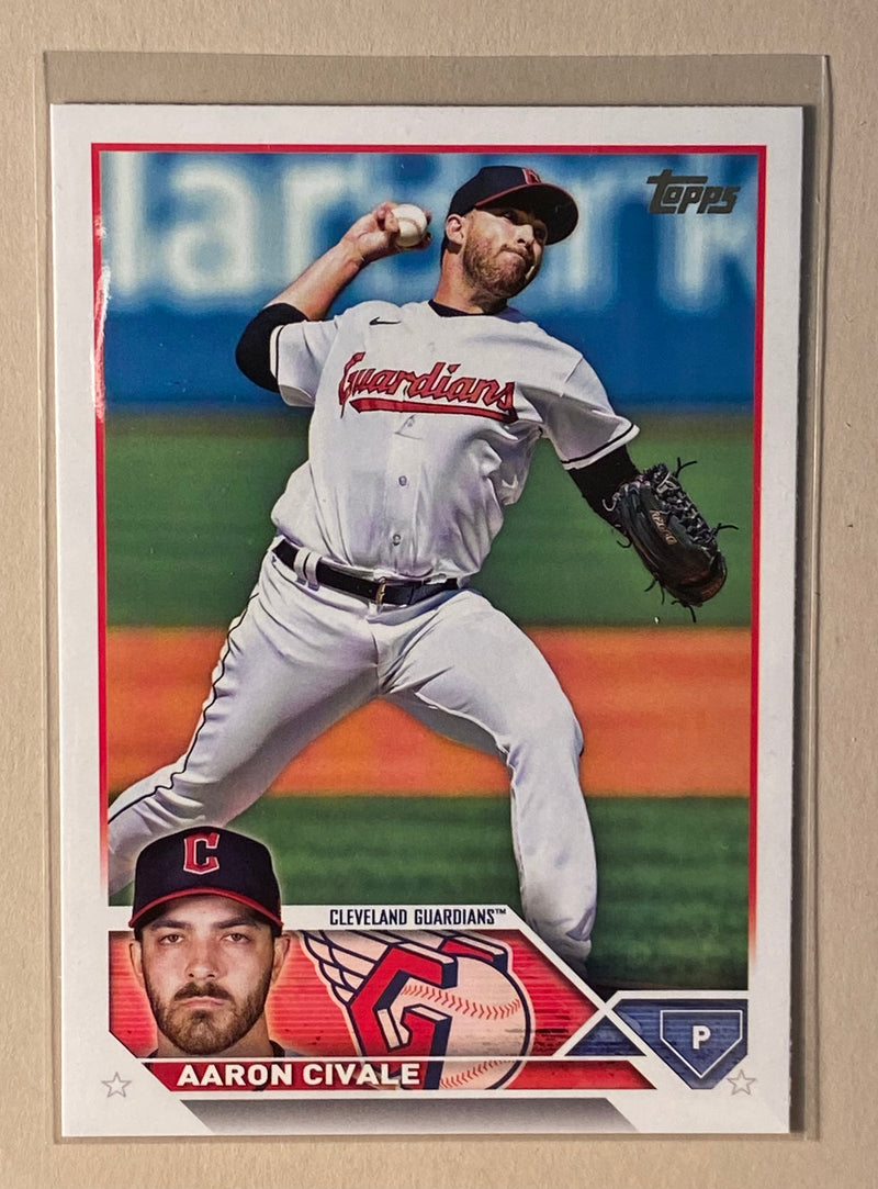 2023 Topps 433 Aaron Civale - Baseball - Series 2