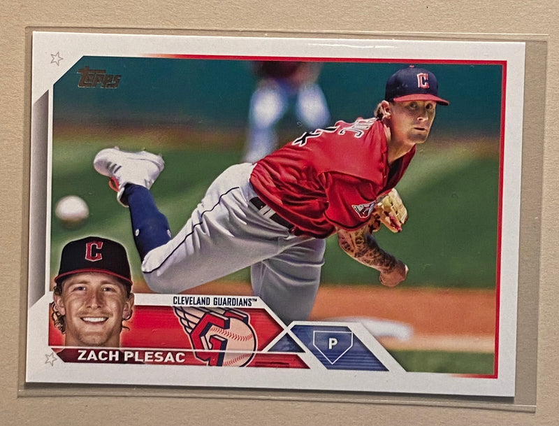 2023 Topps 476 Zach Plesac - Baseball - Series 2