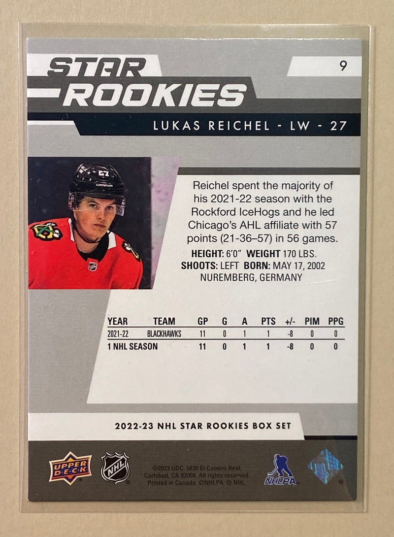 2022-23 Upper Deck 9 Lukas Reichel Star Rookies - Hockey