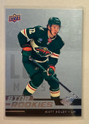 2022-23 Upper Deck 3 Matt Boldy Star Rookies - Hockey