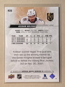 2022-23 Upper Deck 435 Keegan Kolesar - Hockey - Series 2