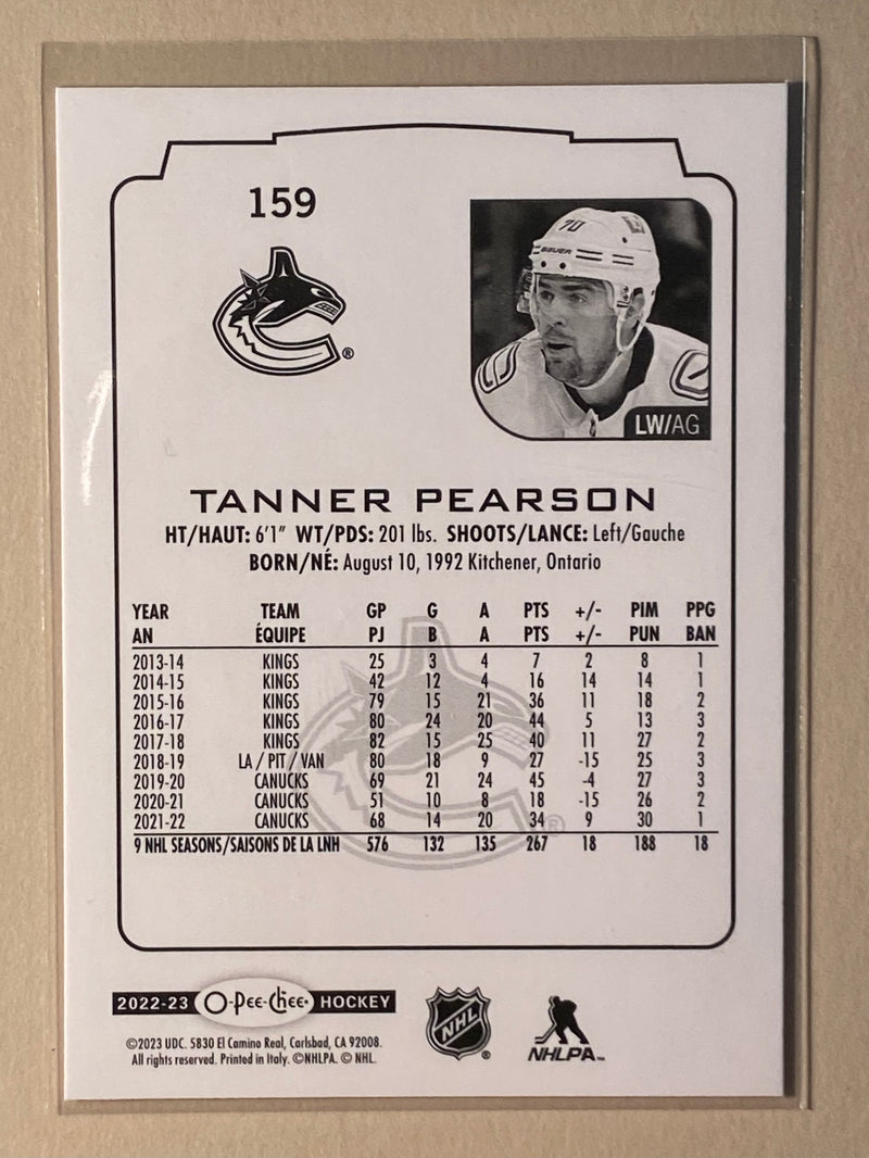 2022-23 UP O-Pee-Chee 159 Tanner Pearson - Hockey