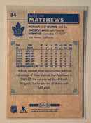 2022-23 UD O-Pee-Chee 34 Auston Matthews - Retro - Hockey
