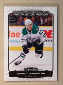 2022-23 UD O-Pee-Chee 597 Wyatt Johnston - Hockey - Marquee Rookie