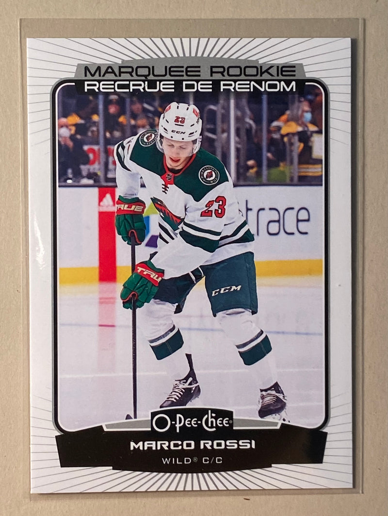 2022-23 UD O-Pee-Chee 544 Marco Rossi - Hockey - Marquee Rookie