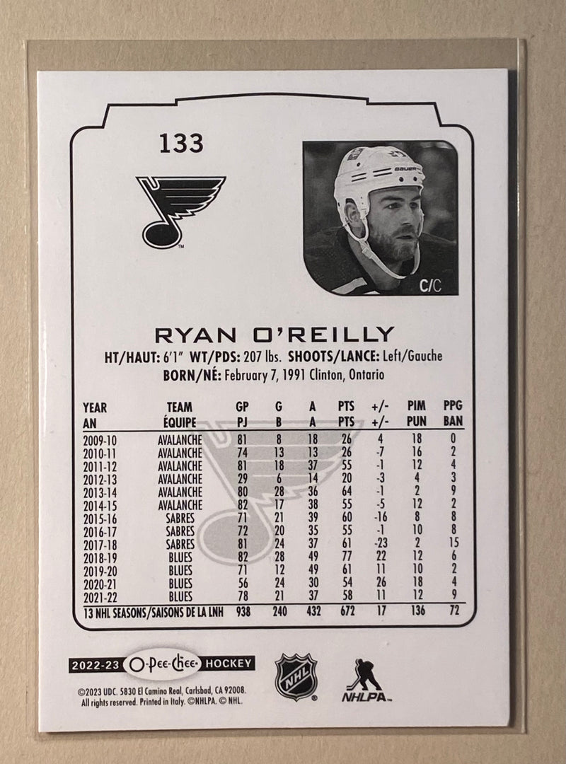 2022-23 UD O-Pee-Chee 133 Ryan O'Reilly - Hockey