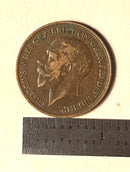 1918 Georgivs V Dei:Gra:Britto:Omn:Rex Fid: Defind:IMP - One Penny