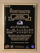 2022-23 Upper Deck P-15 Cale Makar - Portraits - Hockey