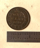 1876  H Victoria Dei Gratia Regina (Canada) One Cent