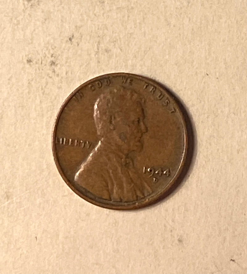 1944 D Lincoln Wheat Penny