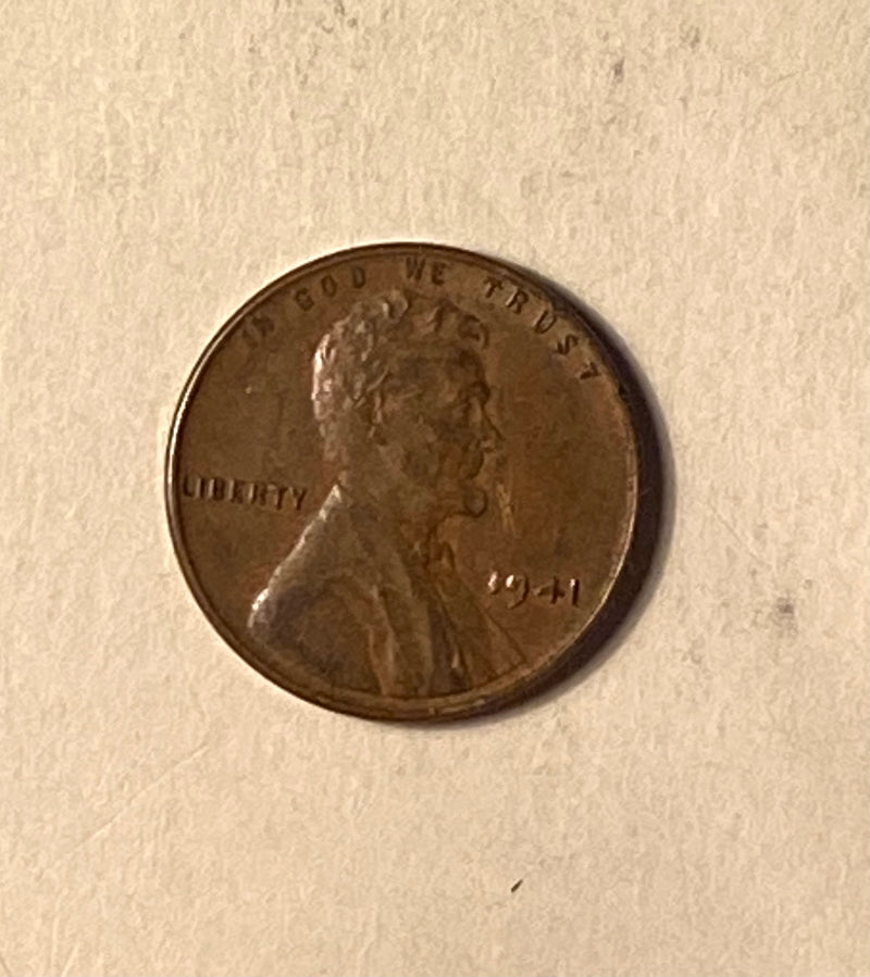 1941 Lincoln Wheat Penny