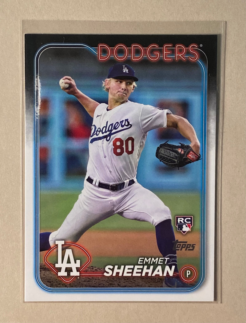 2024 Topps 283 Emmet Sheehan - Baseball - RC