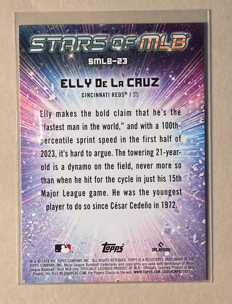 2024 Topps SMLB-23 Elly De La Cruz - Baseball - Stars of MLB - RC