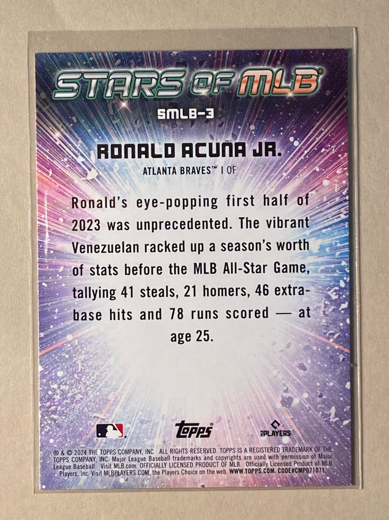 2024 Topps SMLB-3 Ronald Acuna Jr. - Baseball - Stars of MLB