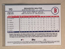 2024 Topps 193 Brandon Walter - Baseball - RC