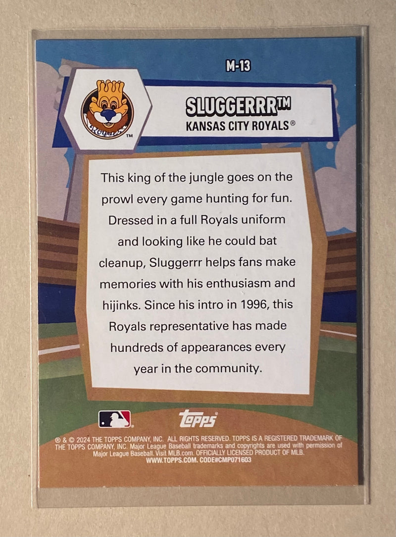 2024 Topps M-13 Slugger Mascot - Baseball