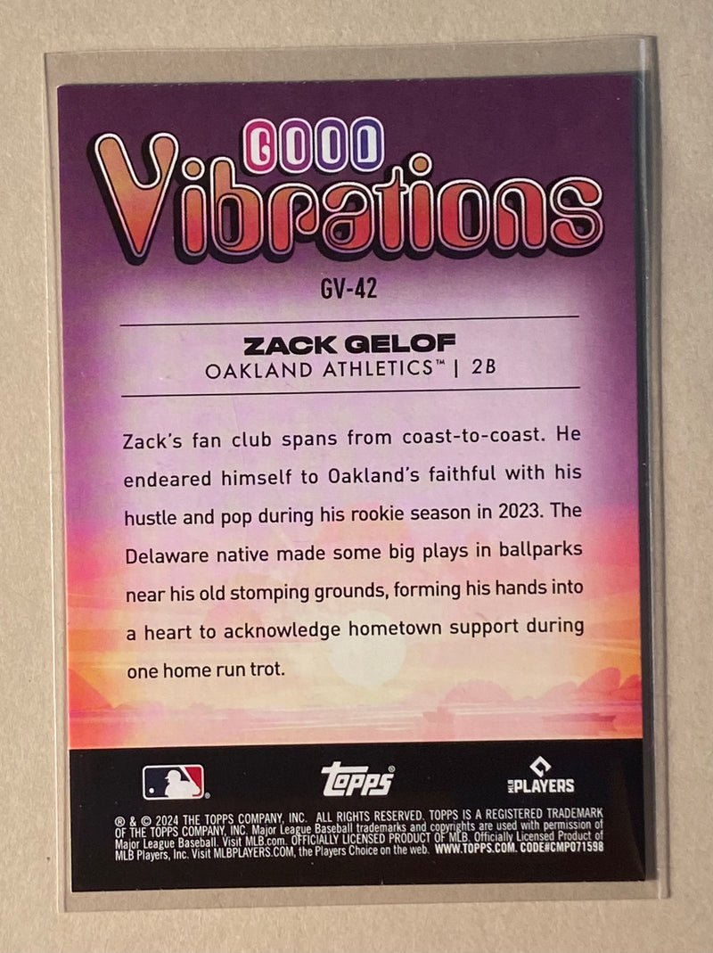 2024 Topps GV-42 Zack Gelof  - Baseball - RC