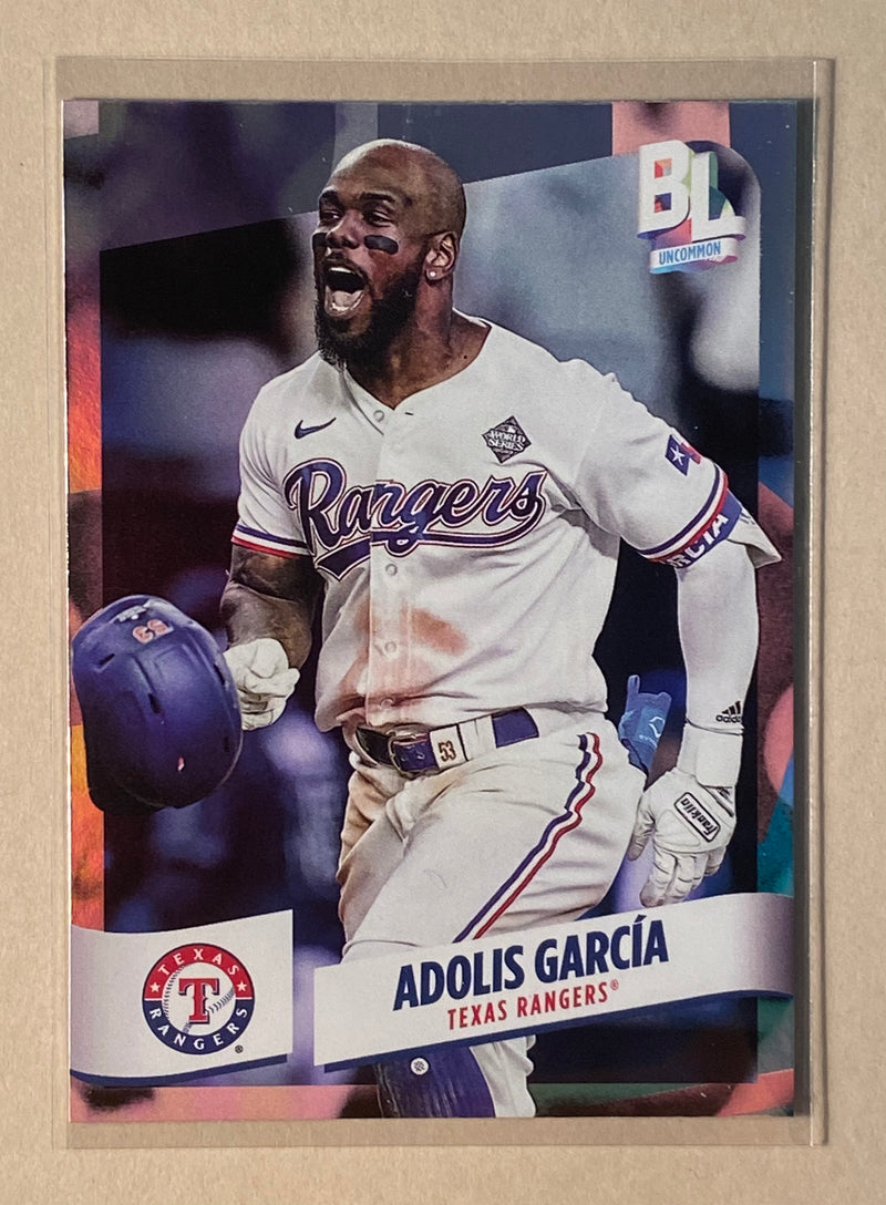 2024 Topps 237 Adolis Garcia - Baseball - Rainbow Foil - Big League