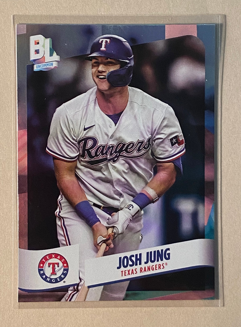 2024 Topps 216 Josh Jung - Baseball - Rainbow Foil - Big League