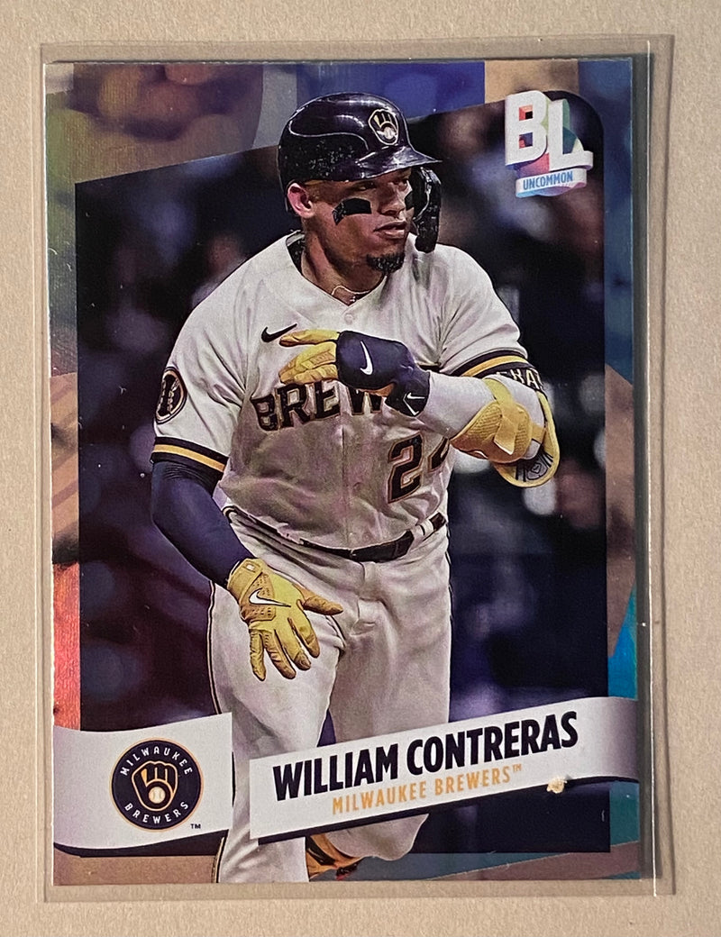 2024 Topps 203 William Contreras - Baseball - BL - Uncommon - Rainbow Foil