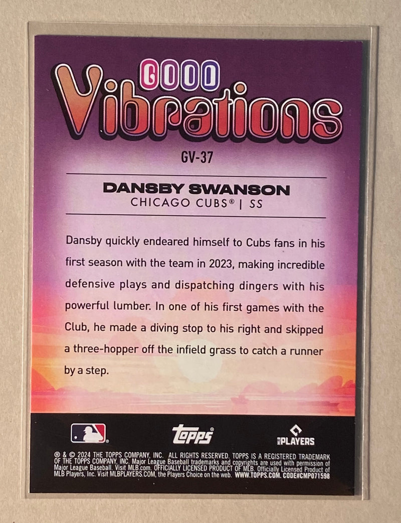 2024 Topps GV37 Dansby Swanson - Baseball - Big League - Good Vibrations