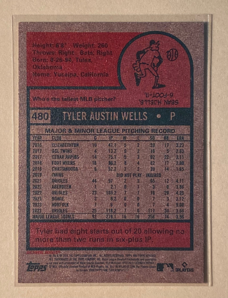 2024 Topps 480 Tyler Wells - Baseball - Heritage