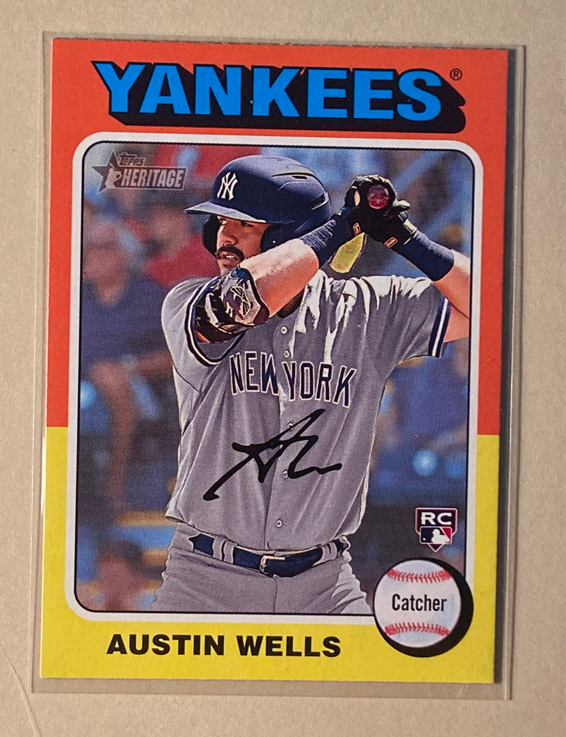 2024 Topps 442 Austin Wells - Baseball - Heritage - RC