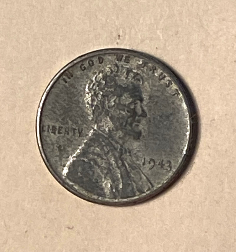 1943 Steel Wheat Penny