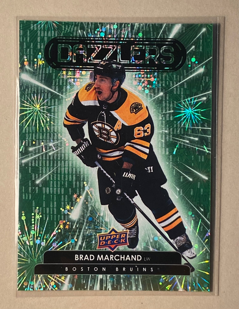 2022-23 Upper Deck DZ37 Brand Marchand - Green Dazzlers