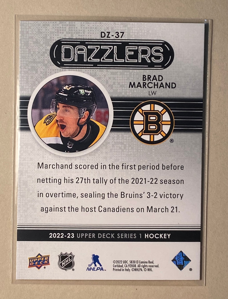 2022-23 Upper Deck DZ37 Brand Marchand - Green Dazzlers