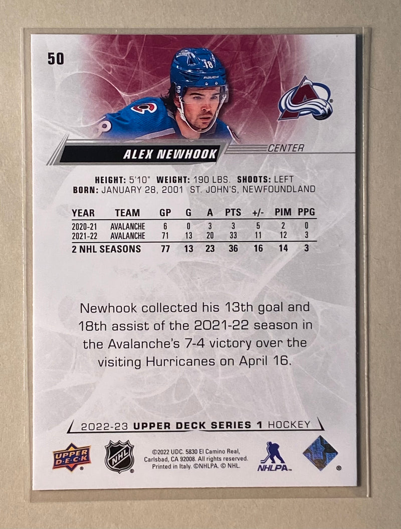 2022-23 Upper Deck 50 Alex Newhook - Hockey