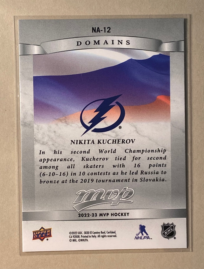 2022-23 Upper Deck NA-12 Nikita Kucherov - Hockey - MVP - Domains