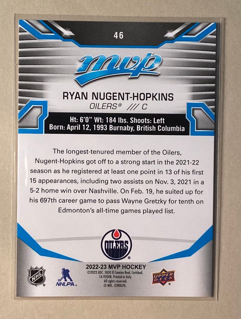 2022-23 Upper Deck 46 Ryan Nugent-Hopkins - Hockey - MVP