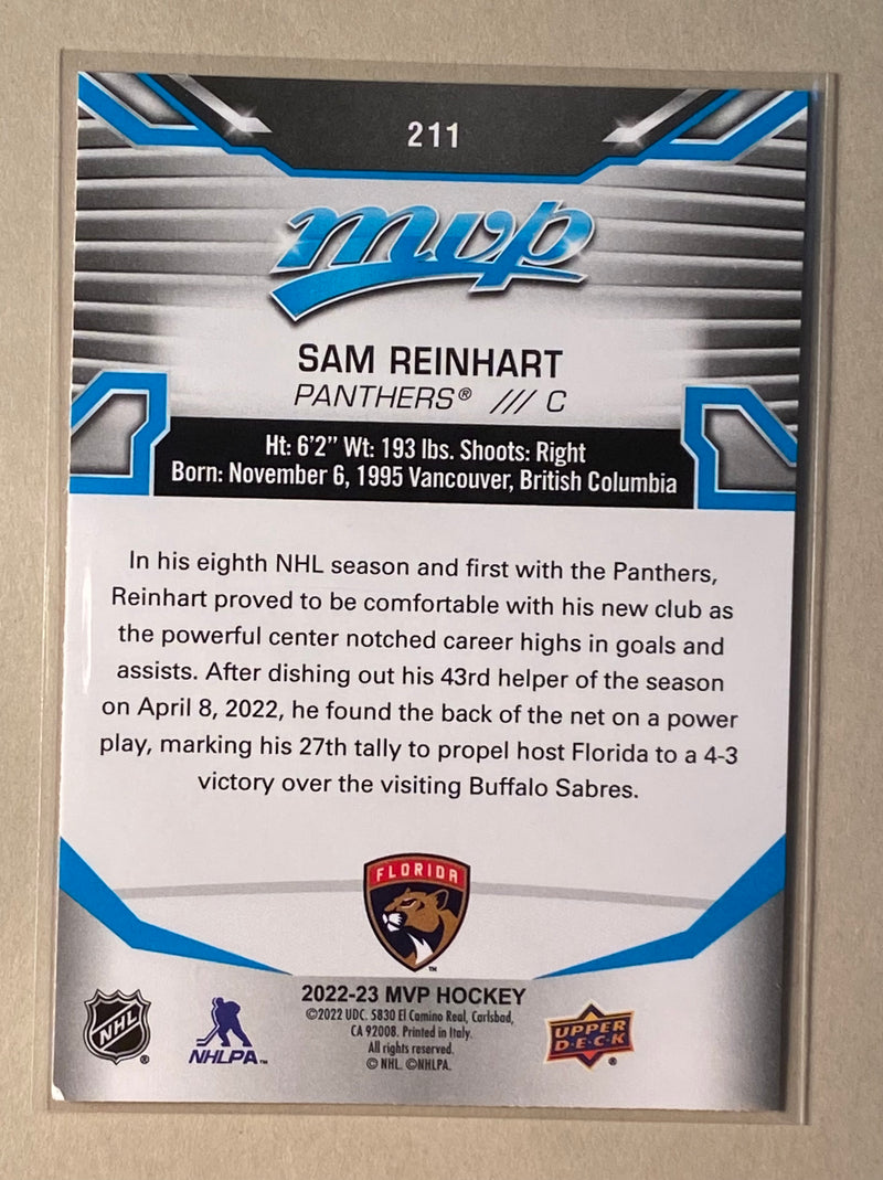 2022-23 Upper Deck 211 Sam Reinhart - Hockey - MVP