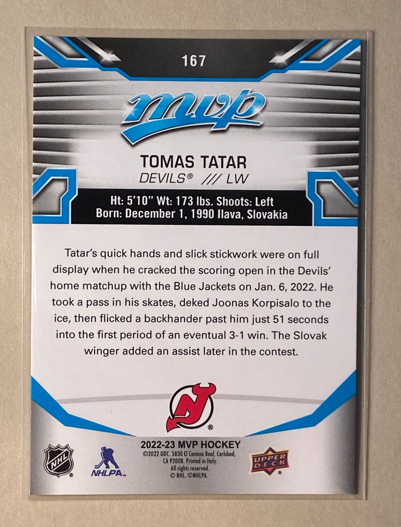 2022-23 Upper Deck 167 Tomas Tatar - Hockey - MVP