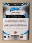 2022-23 Upper Deck 119 Jusse Saros - Hockey - MVP