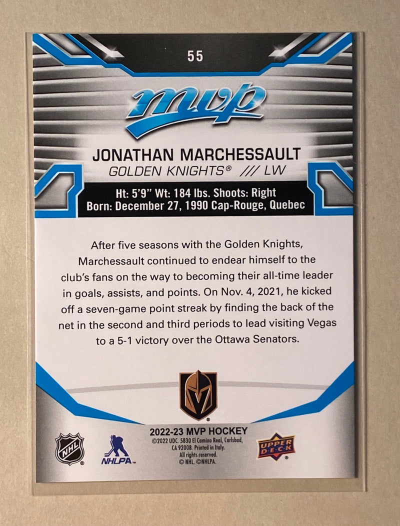 2022-23 Upper Deck 55 Johathan Marchessault - Hockey - MVP