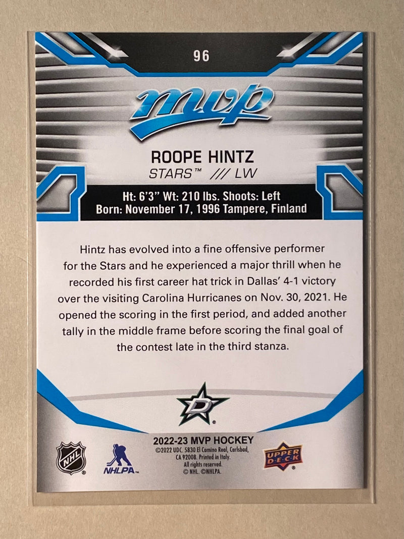 2022-23 Upper Deck 96 Roope Hintz - Hockey - MVP