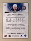 2022-23 Upper Deck 193 Mason Appleton - Hockey