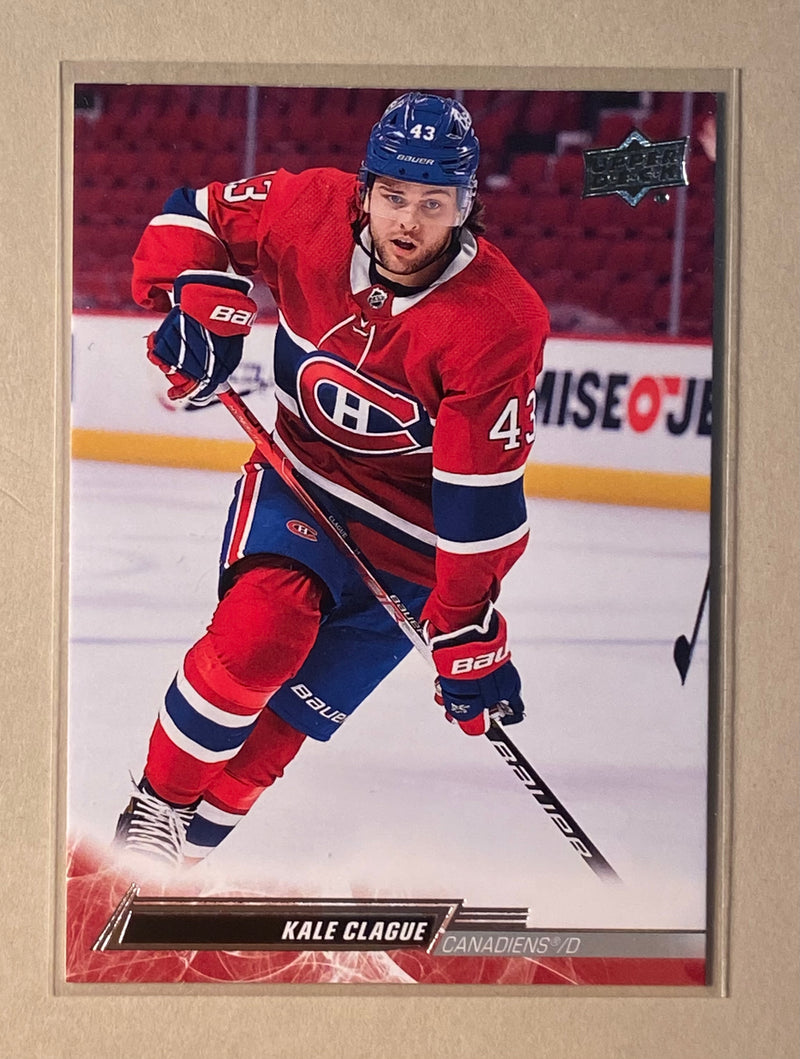 2022-23 Upper Deck 96 Kale Clague - Hockey