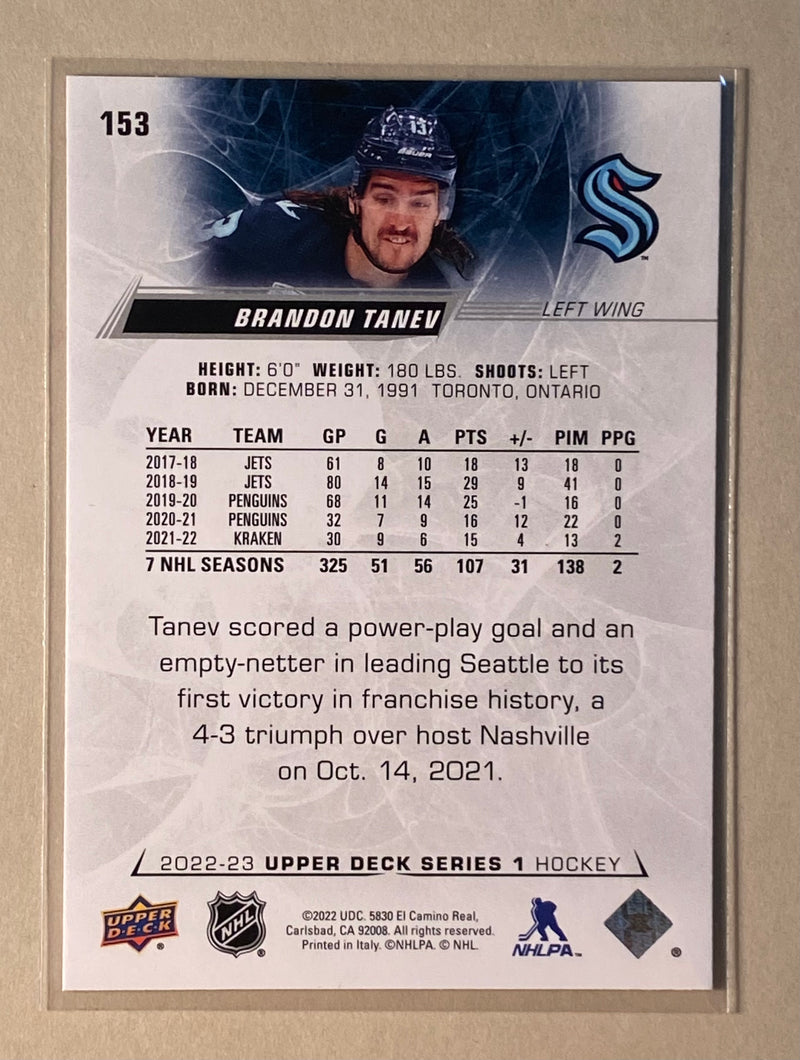 2022-23 Upper Deck 153 Brandon Tanev - Hockey